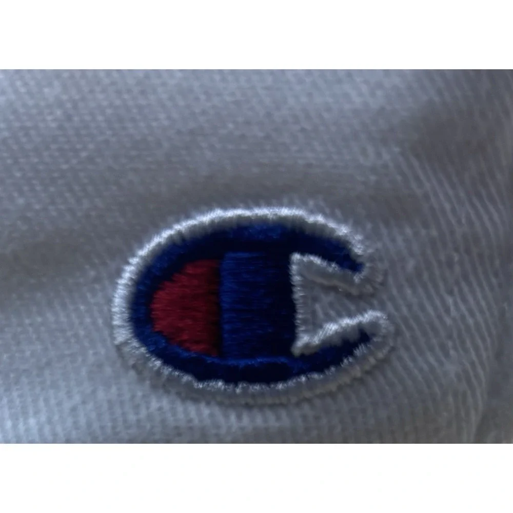 Champion‎ Womens OS Twill Baseball Cap White Rainbow Script Logo